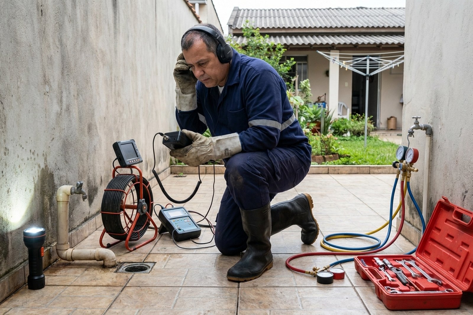 Detecção de Vazamento de Esgoto no Ariramba, Belém‑PA